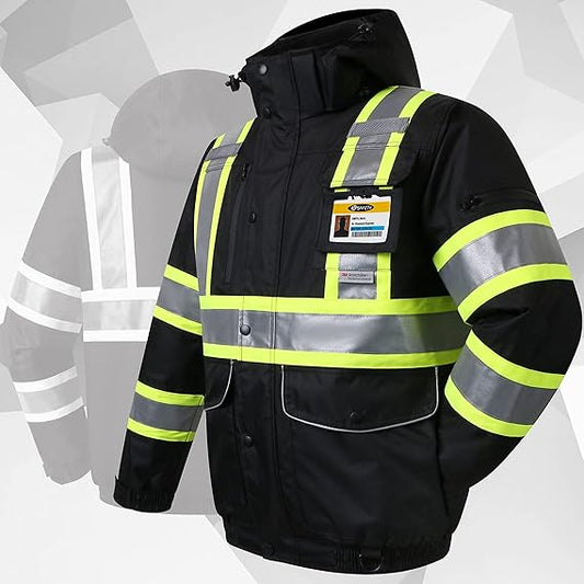 Hi Vis Bomber Emb Beatsons L/C