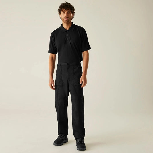 Mens Action Trouser Black Reg