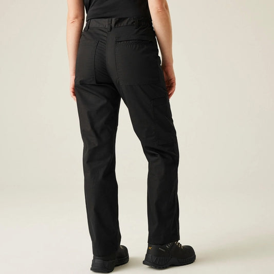Ladies Black Action Trouser