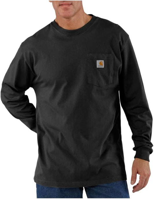 Long Sleeve Polo Black