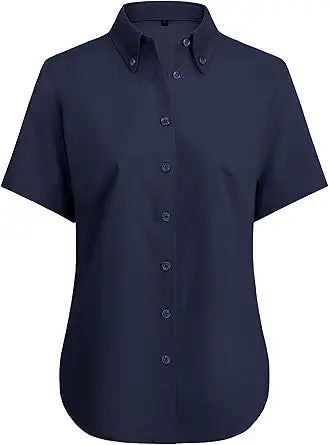 Ladies Oxford Shirt Navy