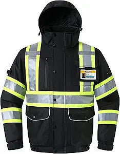 Hi Vis Bomber Emb Beatsons L/C
