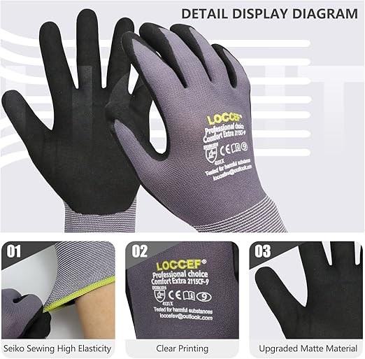 Foam Nitrile Gloves