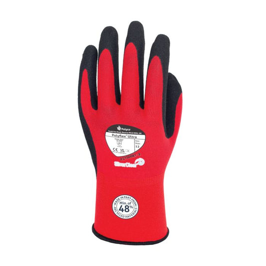 Polyflex Ultra Glove Red/Black - 911