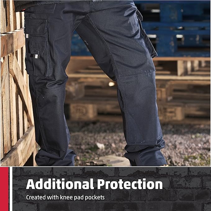 Pro Work Trouser Navy Tall
