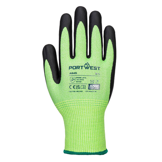 Green Cut Ntrile Foam Gloves