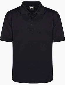 Oriole Wicking Polo T-shirt Black
