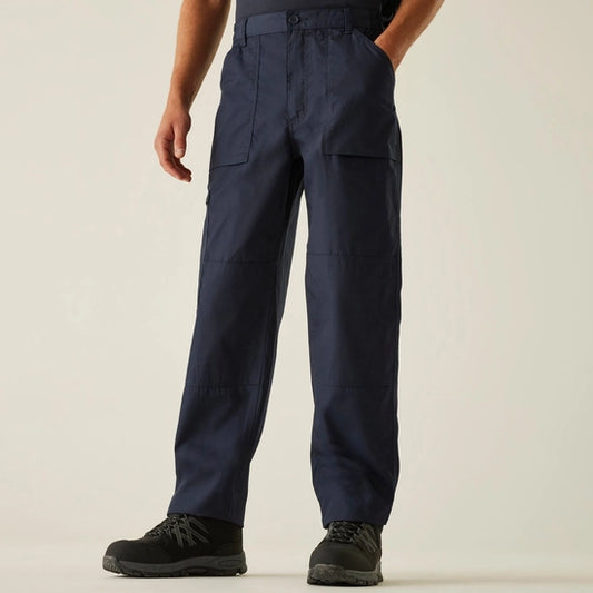 Mens Action Trouser Navy Reg