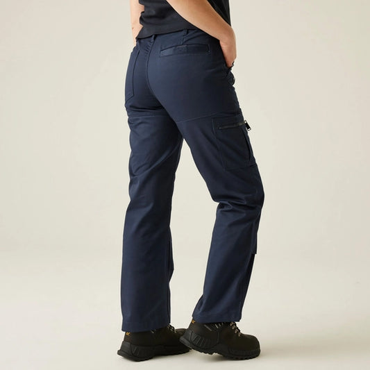 Ladies Navy Action Trouser