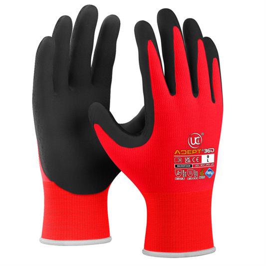 Adept 360 Red Palm Coated