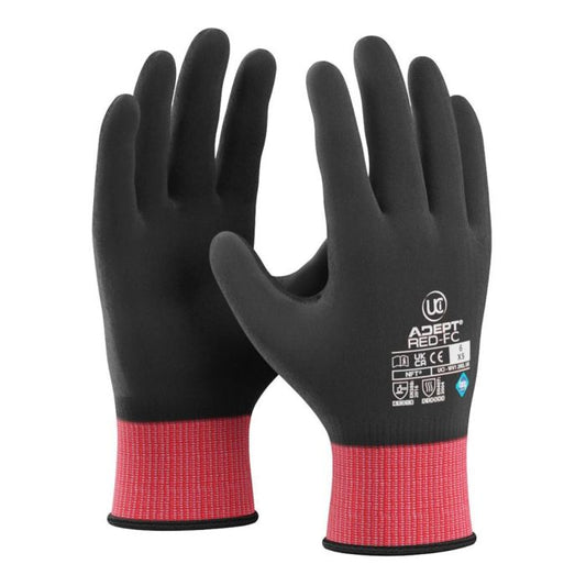 Adept Red Fully Coated Nitrile