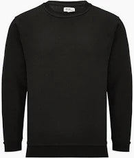 Black Sweatshirt - Plain Worwear Sweatshirt/Jumper