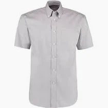 Pinpoint Oxford Shirt Silver-XL