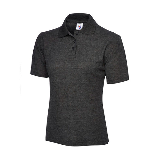 Uc106 Ladies Polo Charcoal